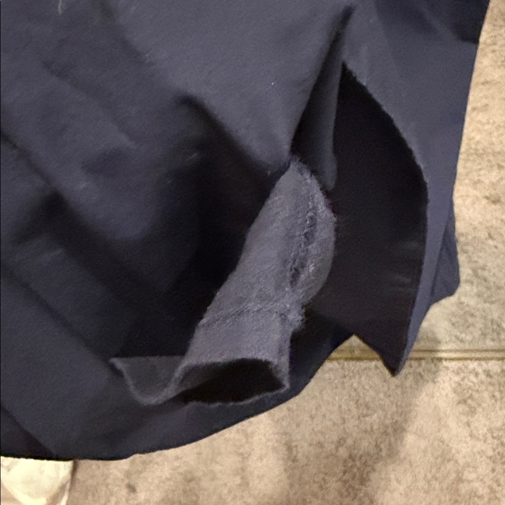 Quince Navy V-Neck Spaghetti Strap Maxi Dress small - Picture 7 of 8